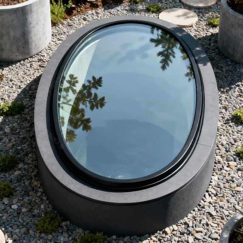 نافذة سقف مقوسة من سبائك الألومنيوم