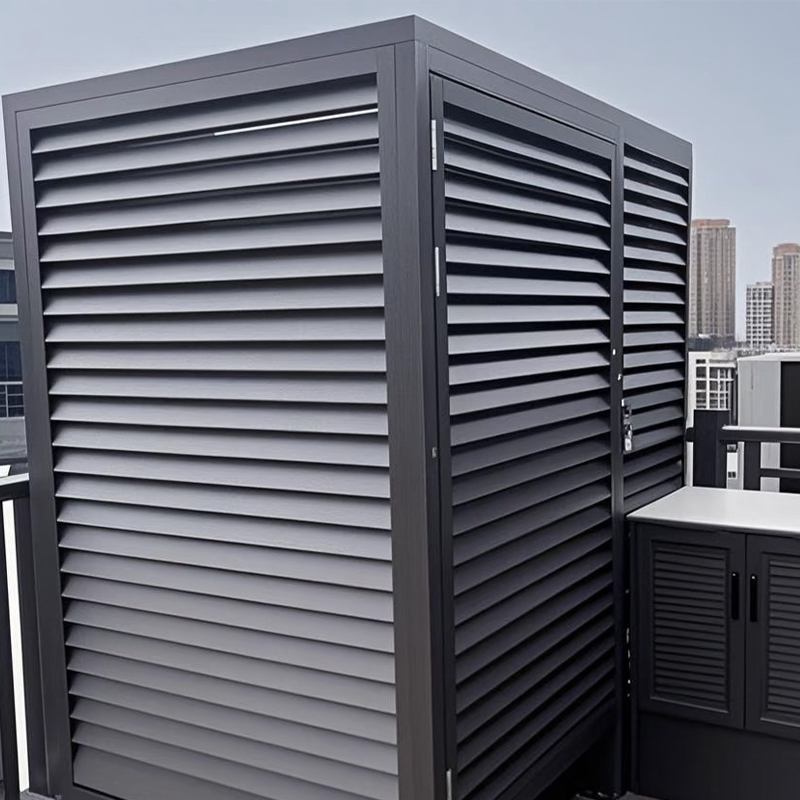 ضبط كتم الصوت لنافذة ذات فتحات تهوية من سبائك الألومنيوم