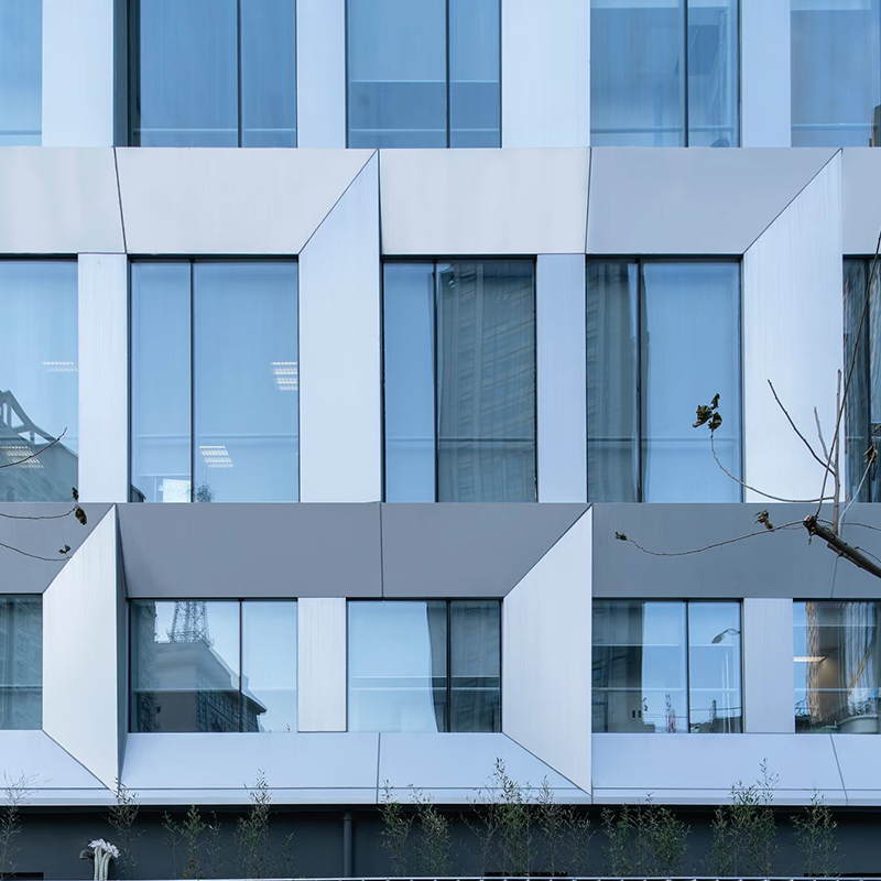 جدار ستارة من لوحة ألومنيوم واحدة