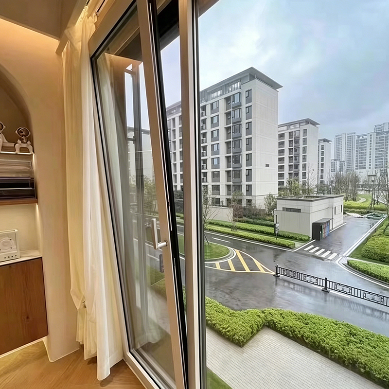 نافذة معلقة من سبائك الألومنيوم من الداخل إلى الأعلى