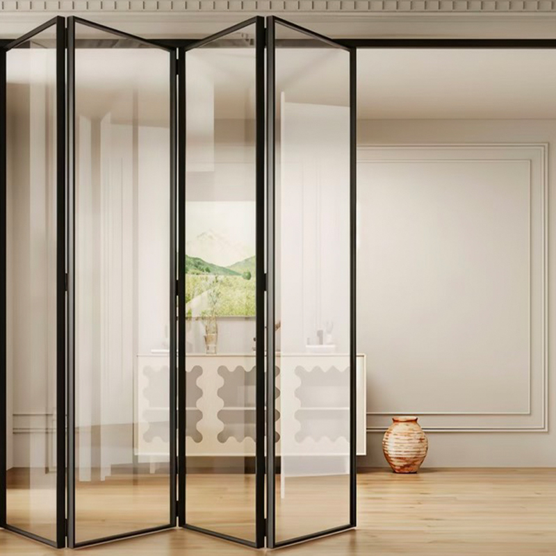 باب قابل للطي من سبائك الألومنيوم عالي الغلق