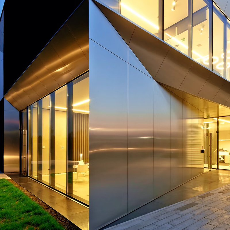 جدار ستارة من ألواح الألومنيوم المركبة