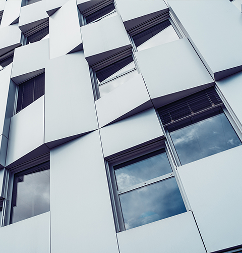 جدار ستارة من سبائك الألومنيوم